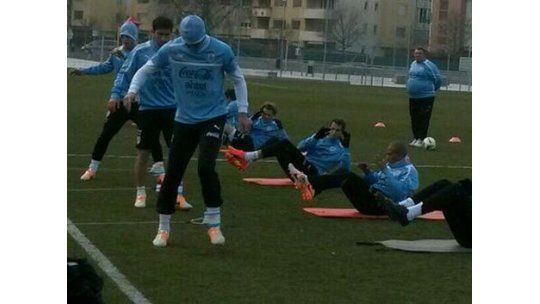 Uruguay entrenó en Austria para el amistoso del miércoles