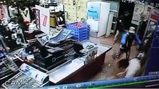 asalto a supermercado