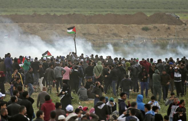 DIA DEL RETORNO FRANJA DE GAZA PALESTINA ISRAEL