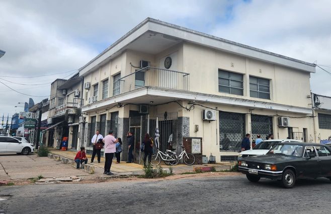 Juzgado de Las Piedras, donde se realiza la audiencia de formalización con los cuatro detenidos. Foto: Eduardo Castro, Subrayado.
