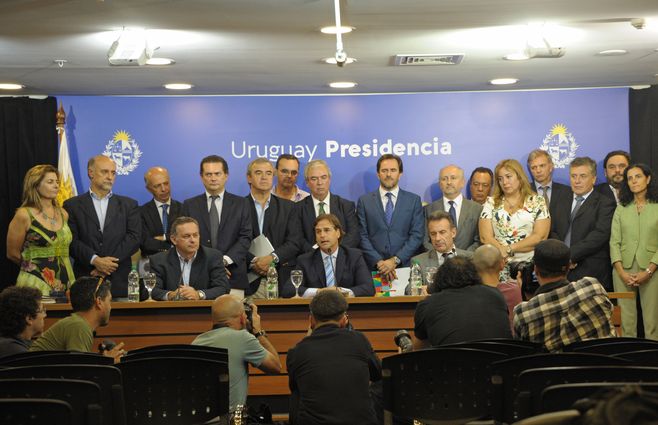Gobierno anunciando medidas contra el coronavirus. Archivo.