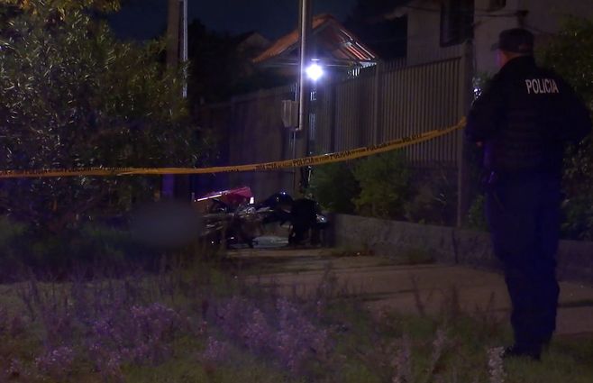 Foto: Subrayado. Escena del homicidio del viernes en Carrasco Norte.