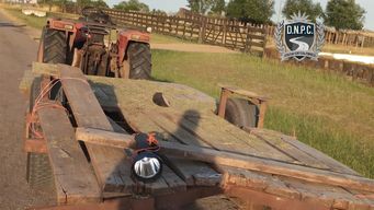 un motociclista de 30 anos murio tras chocar contra la parte trasera de una zorra, tirada por un tractor