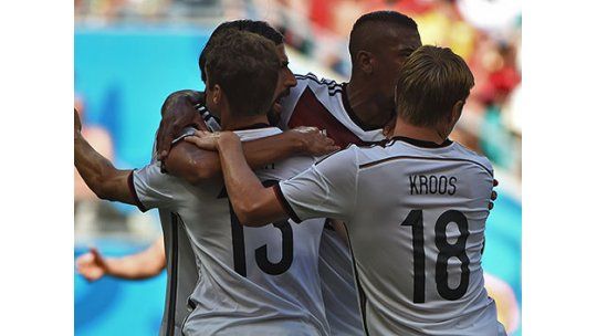 Alemania gana 3 a 0 ante Portugal tras el primer tiempo