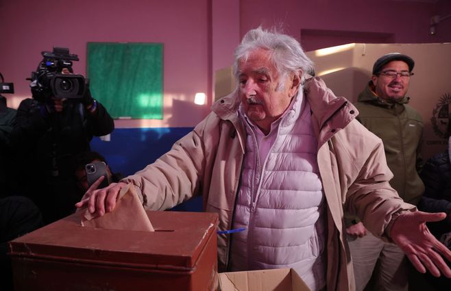 Mujica vota en las internas. Foto: FocoUy