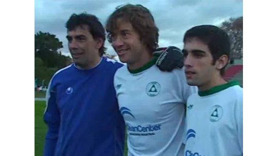 Lugano viajó a Colonia a ver a sus ex compañeros del Plaza