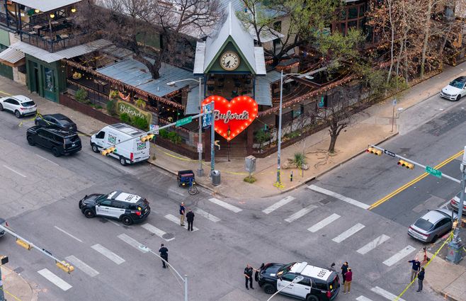 Bar donde ocurrió el tiroteo en Austin.&nbsp;