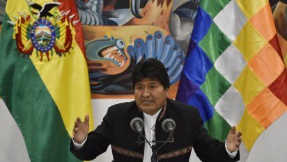 evo morales se proclama otra vez presidente: ya ganamos en primera vuelta