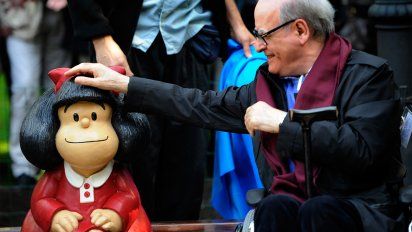 a los 88 anos murio quino, el creador de la inolvidable mafalda