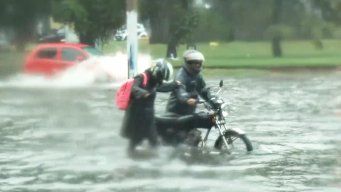 Foto: Subrayado. Inundaciones en Montevideo el 12 de marzo de 2024.