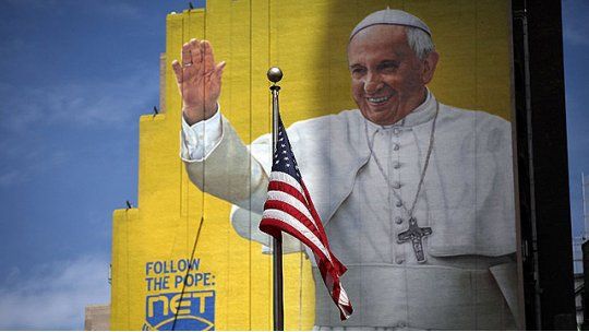 El papa Francisco llegó a Washington para visita de seis días a EEUU