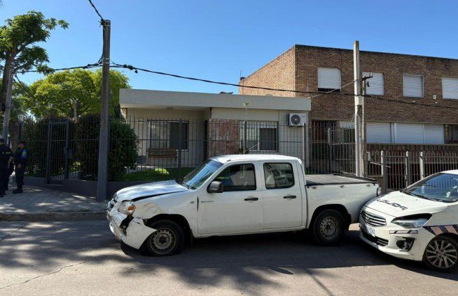 La esquina donde terminó la persecución a la camioneta robada. Foto: María Eugenia Scognamiglio, Subrayado.