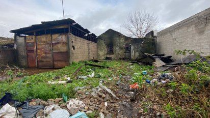 murio un hombre de 72 anos en un incendio en la teja