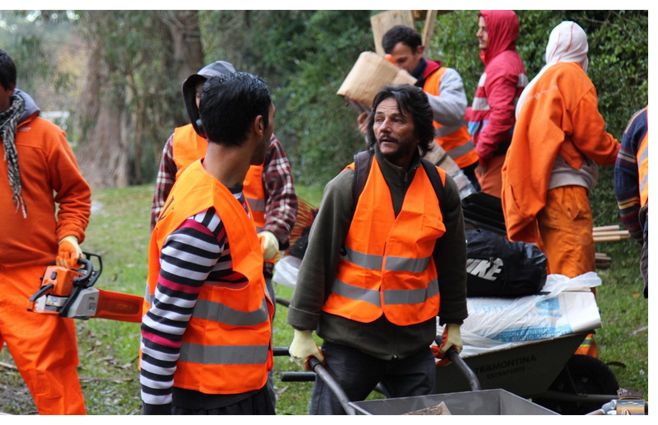 Trabajadores del programa estatal