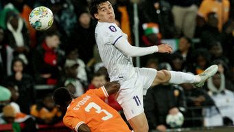 Uruguay en el partido contra Costa de Marfil. Foto: AFP