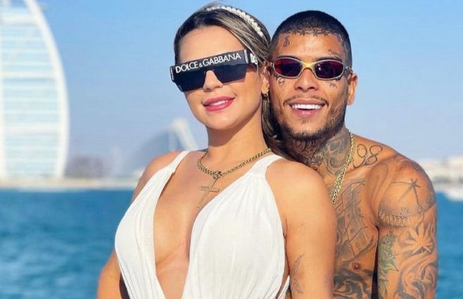 Mc Kevin con su esposa Deolane Bezerra