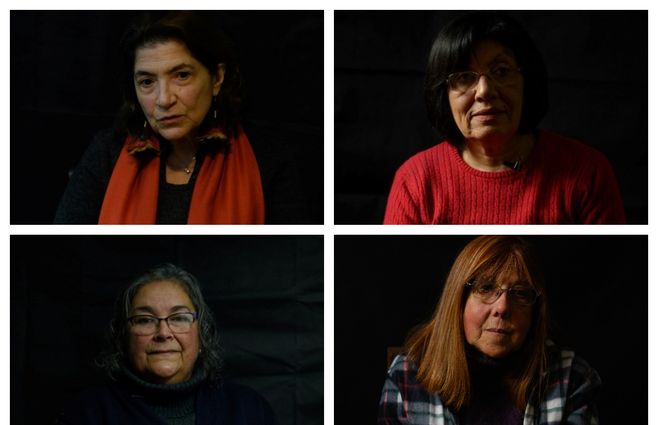 Anahít Aharonian, Brenda Sosa, Luz Menéndez y Ana Amorós