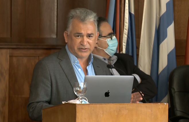 Julio Medina, en una presentación del MSP. Foto: archivo Subrayado.