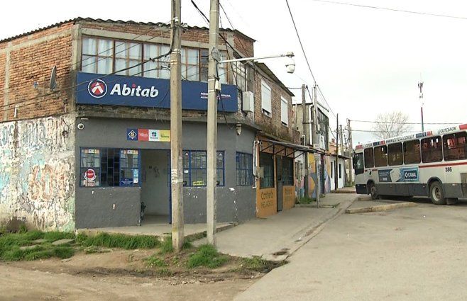 Foto: Subrayado. Abitab rapiñado en Santa Catalina.