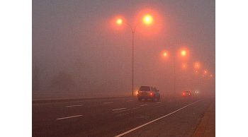 Alerta amarilla por nieblas persistentes