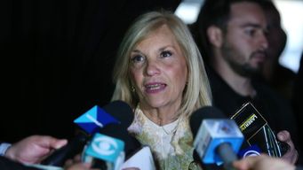Beatriz Argimón en nota con la prensa este viernes 7 de octubre. Foto: FocoUy.