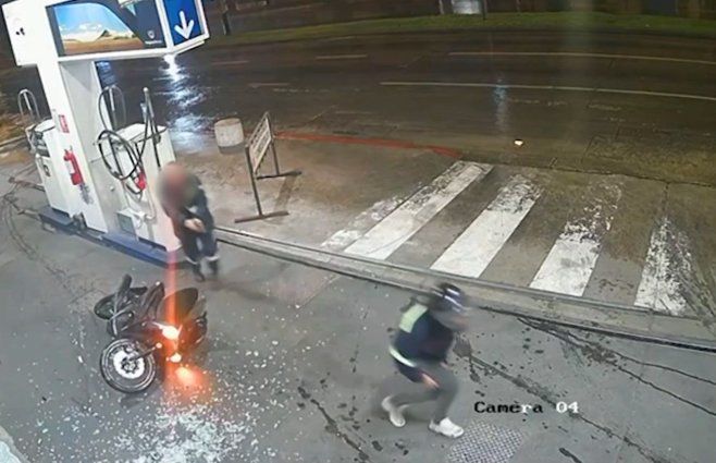 Captura de cámara de seguridad, video cedido a Subrayado.