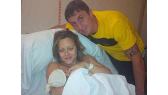 Una nueva alegría para el Cebolla Rodríguez: fue papá, nació Lola
