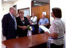 Américo y Amelia se casaron este lunes, a sus 92 y 78 años