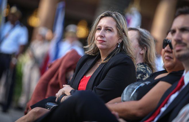 Foto: FocoUy. Patricia Rodríguez, expresidenta de Sifpom y dirigenta política.