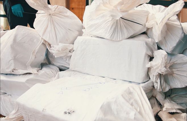 Foto: archivo (Ministerio del Interior). Cocaína incautada en Urugiuay.