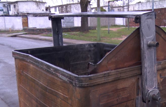 Foto: Subrayado. El cuerpo fue hallado en este contenedor de Cerro Norte.