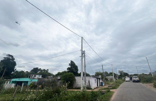 Foto: Subrayado. Lugar donde terminó la persecución, en Lezica.