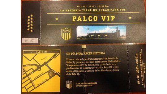 Peñarol coloca esta noche la piedra fundamental de su estadio