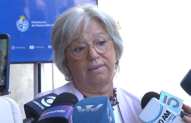 Mónica Xavier en el acto oficial del gobierno por el Día de la Mujer.