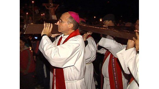 En el Cerro de Montevideo se recordó el calvario de Jesucristo