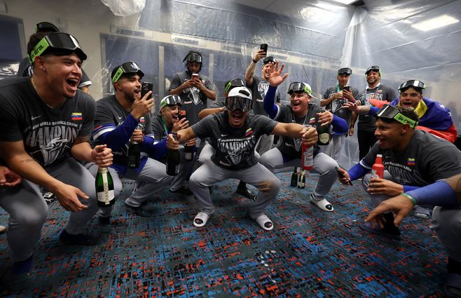 Foto: AFP. Venezuela campeón del Clásico Mundial de Béisbol.