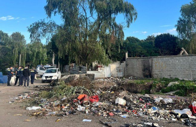 Foto: Subrayado. Lugar donde fue encontrado el cuerpo, en Malvín Norte.