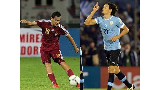 Uruguay gana 1 a 0 a Venezuela con gol de Cavani