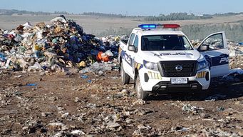 Foto: Silvia Techera, Subrayado. El hallazgo ocurrió en el vertedero de La Pedrera, en Melo (Cerro Largo).