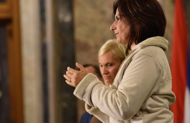 Acto de reparación del Estado por el crímen de las Muchachas de Abril. Foto: Foco UY