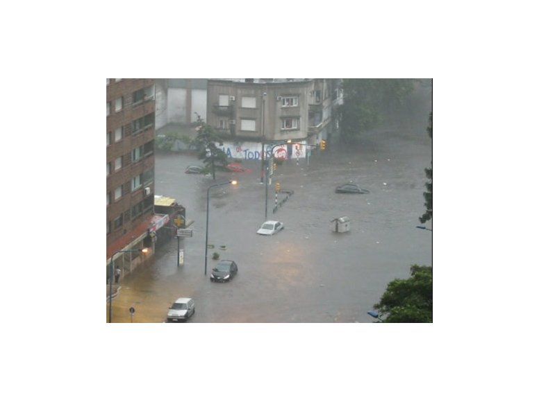 Tras la gran tormenta del sábado, los evacuados fueron muy pocos