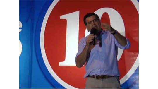 Bordaberry dijo que con Tabaré Vázquez las rapiñas subieron 100%