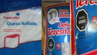 El queso rallado bajo advertencia de la Intendencia de Canelones. Foto: IMC.
