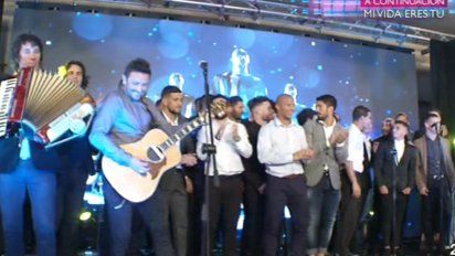 cena de la fundacion celeste, lo mas visto en tv y el podio fue de canal 10