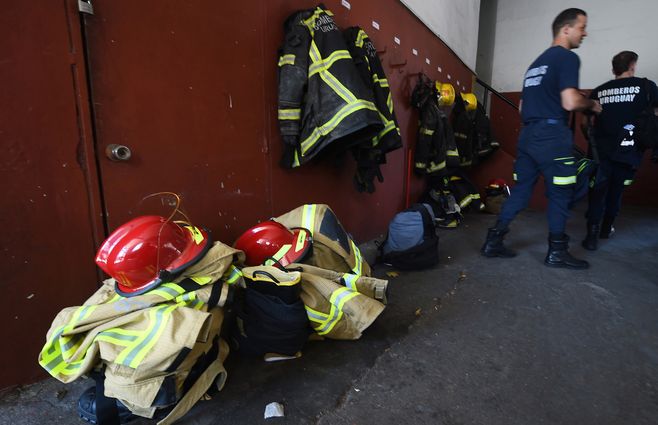 Foto: FocoUy. Bomberos de Uruguay.