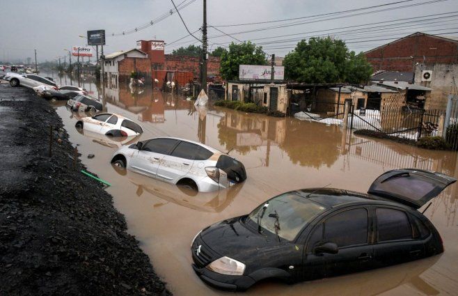Foto: AFP. Inundaciones en Brasil dejan 145 muertos y más de 800 heridos.