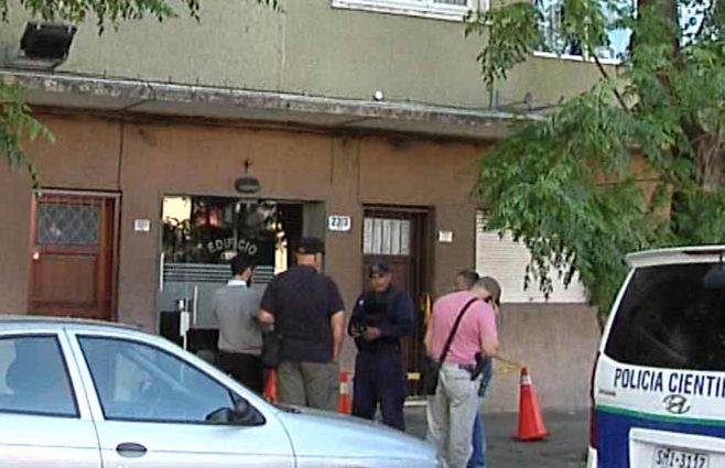 El edificio de la calle Cufré que fue escena del crimen. 