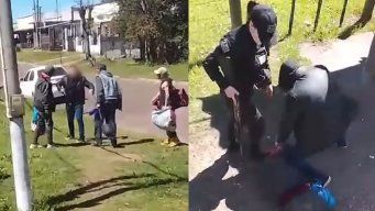 disturbios dentro de un omnibus en salto: un policia hizo disparos para disuadir y hubo dos condenados y un imputado