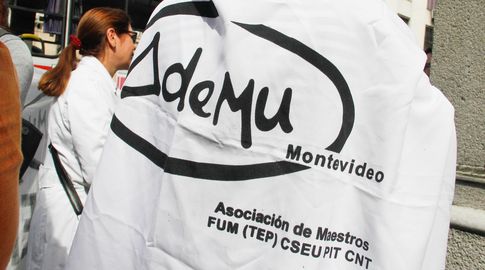 Ademu realiza paro de 24 horas este jueves en escuelas de Montevideo en rechazo a agresión contra maestra