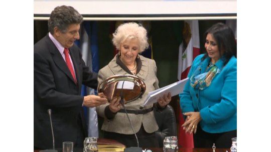 Estela de Carlotto ya es Ciudadana Ilustre de América Latina
